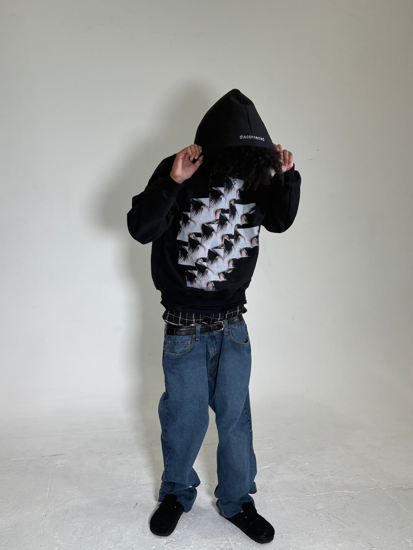 "disconnected" hoodie